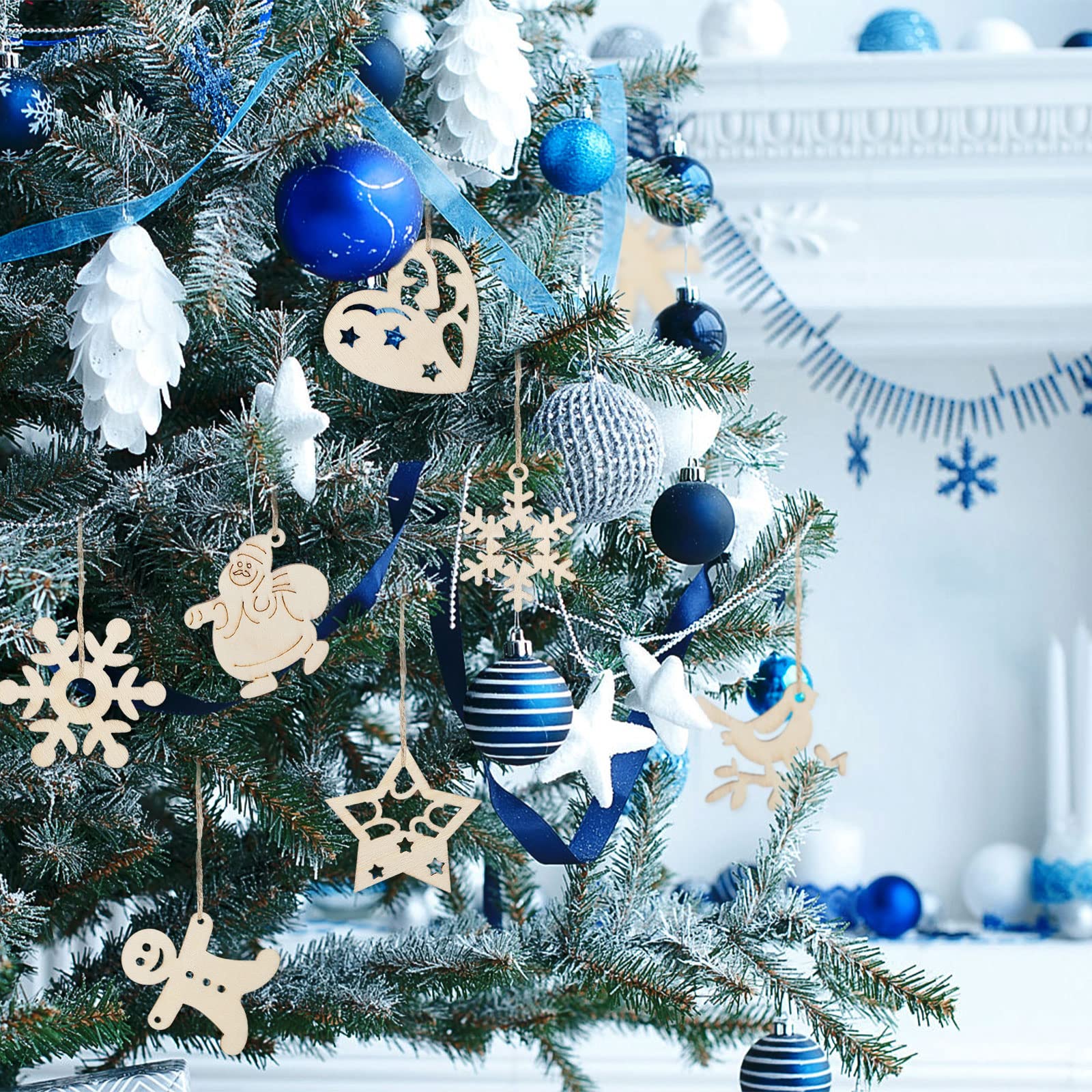 Amazon.co.jp: LIHAO クリスマスツリー オーナメント 飾り 100枚セット